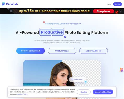 pichish|PicWish AI Photo Editor .